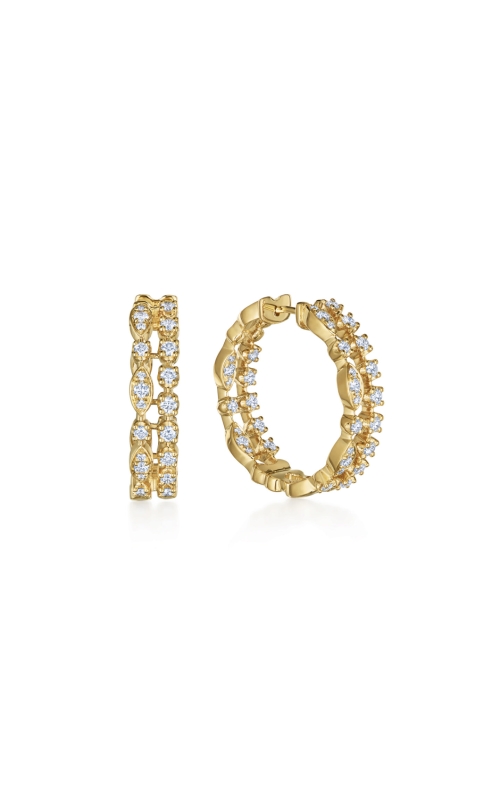 Kwiat  Earring E-2860-0-DIA-18KY